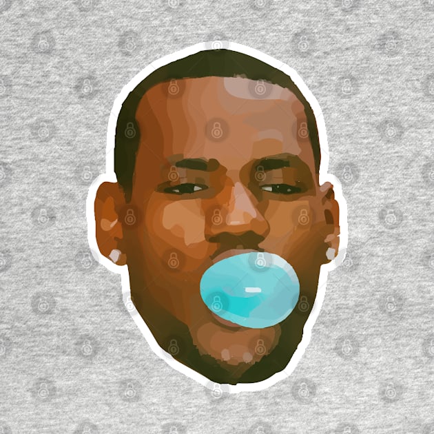 Lebron James Cleveland Cavaliers by Playful Creatives